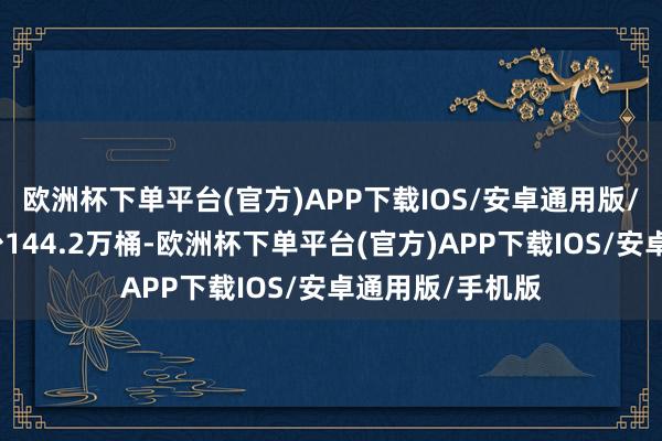 欧洲杯下单平台(官方)APP下载IOS/安卓通用版/手机版前值减少144.2万桶-欧洲杯下单平台(官方)APP下载IOS/安卓通用版/手机版